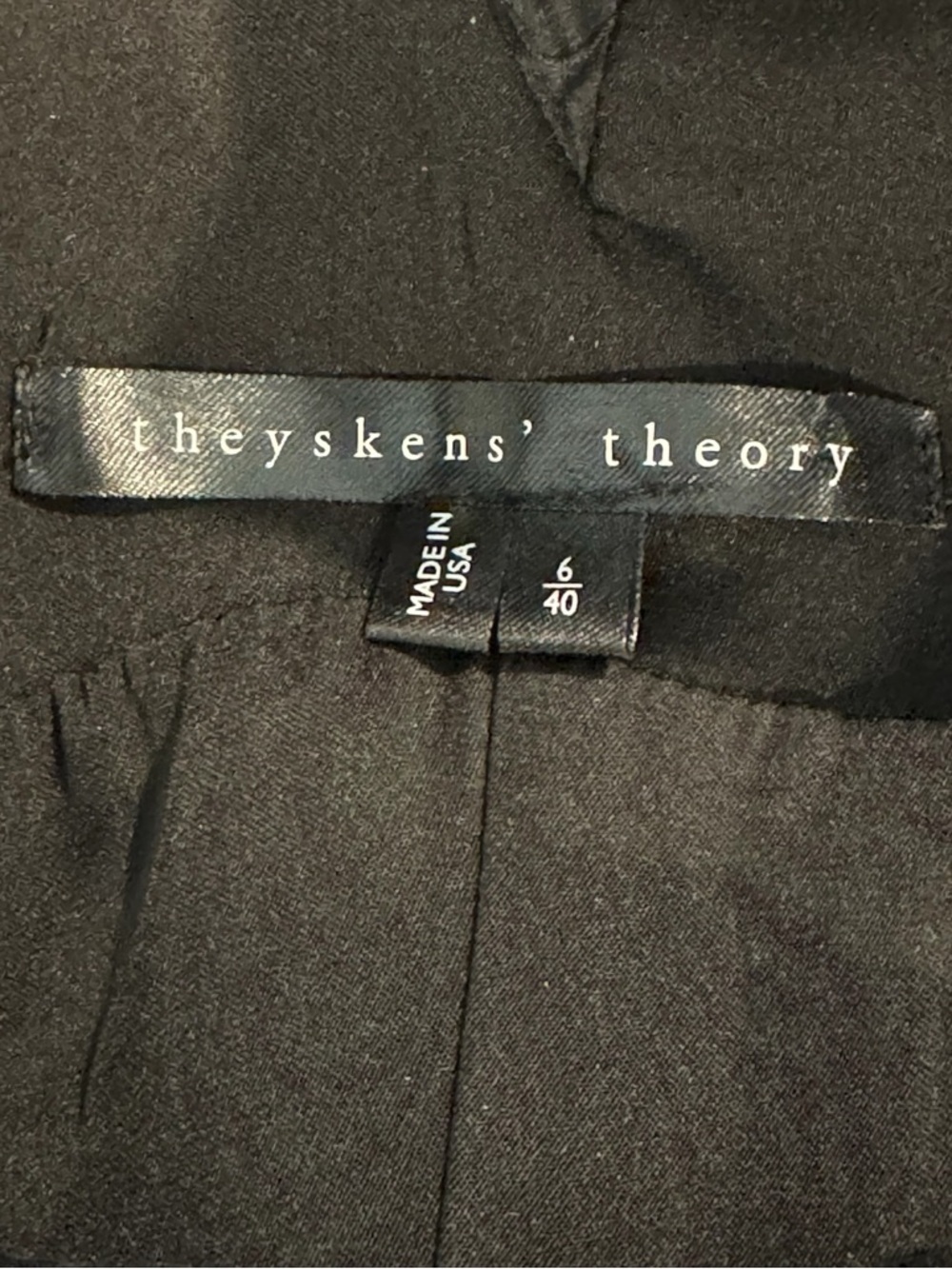 Theyskens’ Theory Drew Black Sleeveless Mini Sheath Dress Size 6 - Picture 5 of 7